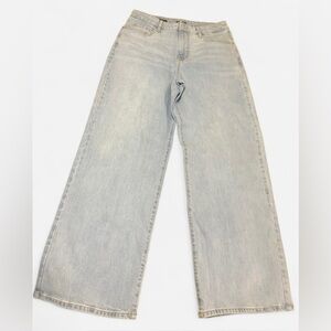 Wild Fable High-Rise Baggy Wide Leg Light Blue Jeans